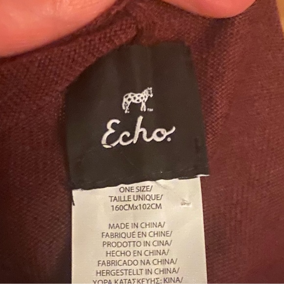 Burgundy Cape by Echo - Picture 3 of 6